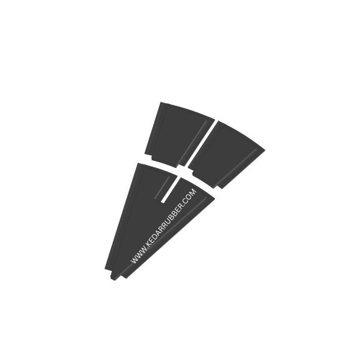 split triangle plate ofset