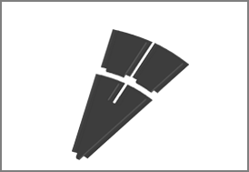 Split Triangle Plate Ofset