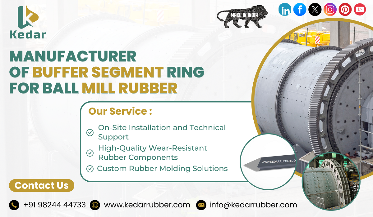 manufacturer of buffer segment ring for ball mill rubber
