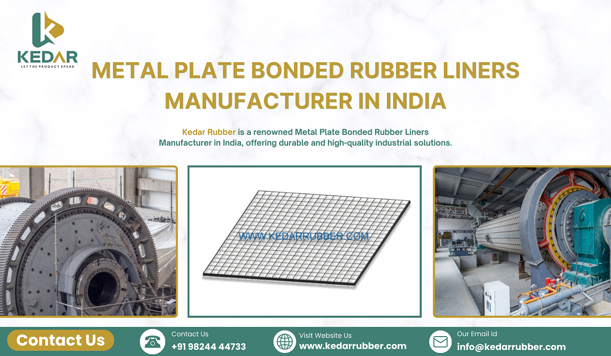 metal plate bonded rubber liners manufacturer in india gujarat ahmedabad