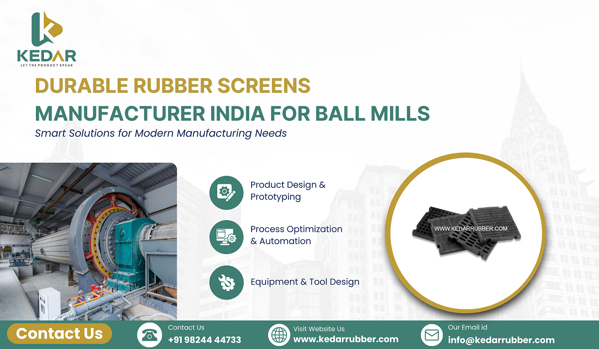 durable rubber screens manufacturer india for ball mill in gujarat ahmedabad