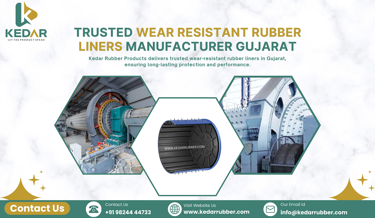 trusted wear resistant rubber liners manufacturer gujarat ahmedabad