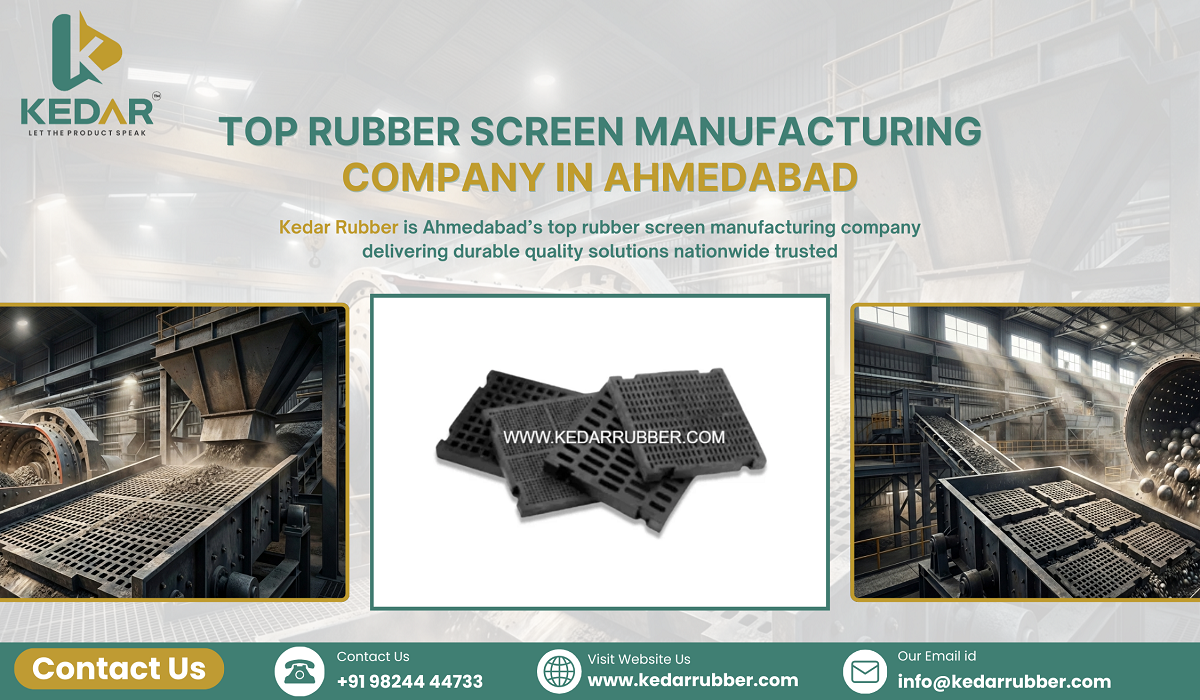 top rubber screen manufacturing company in ahmedabad