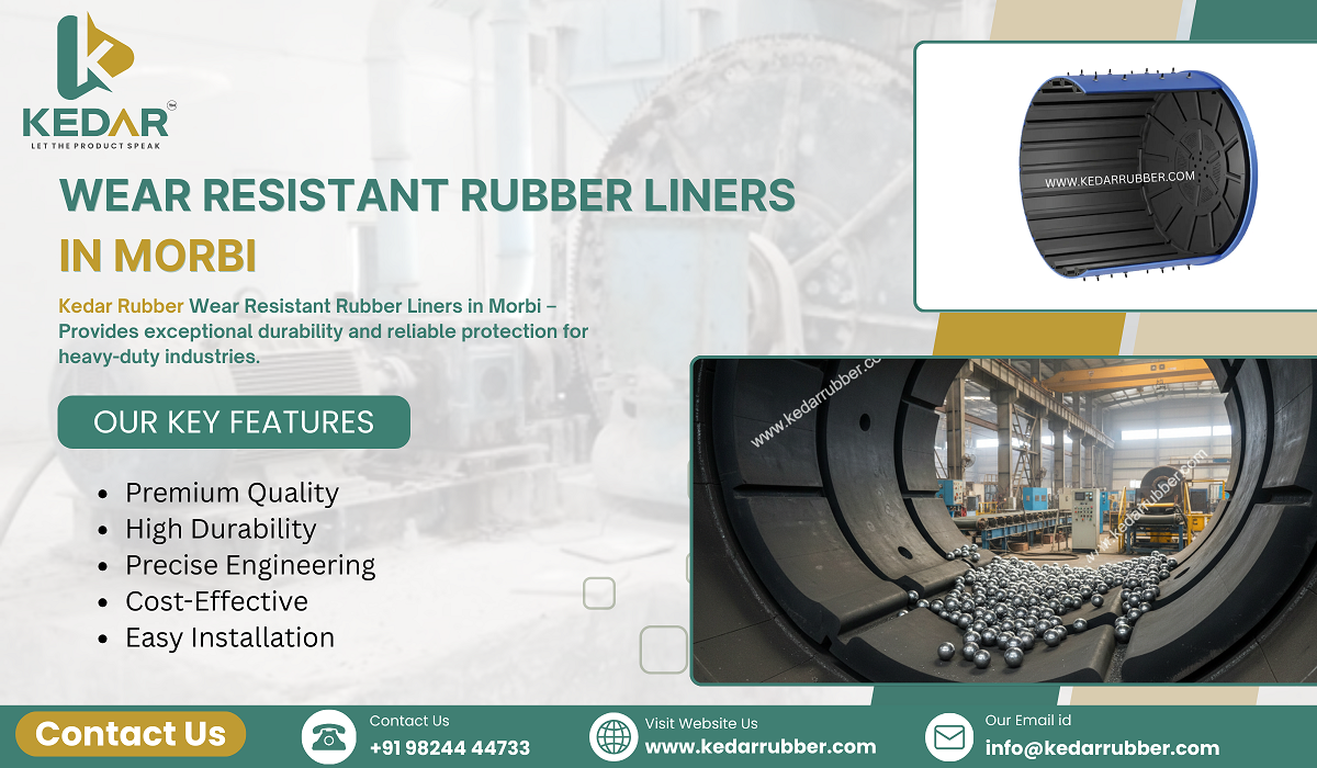 wear resistant rubber liners in morbi