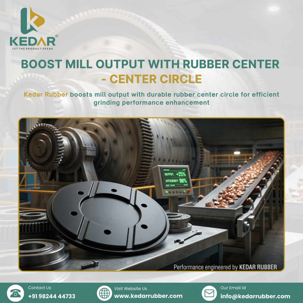 Increase Ball Mill Efficiency Using Rubber Center Circle