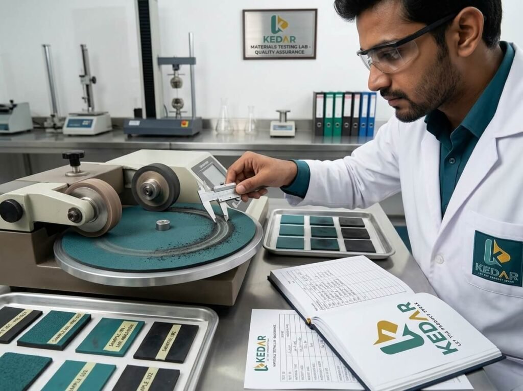 testing of rubber
