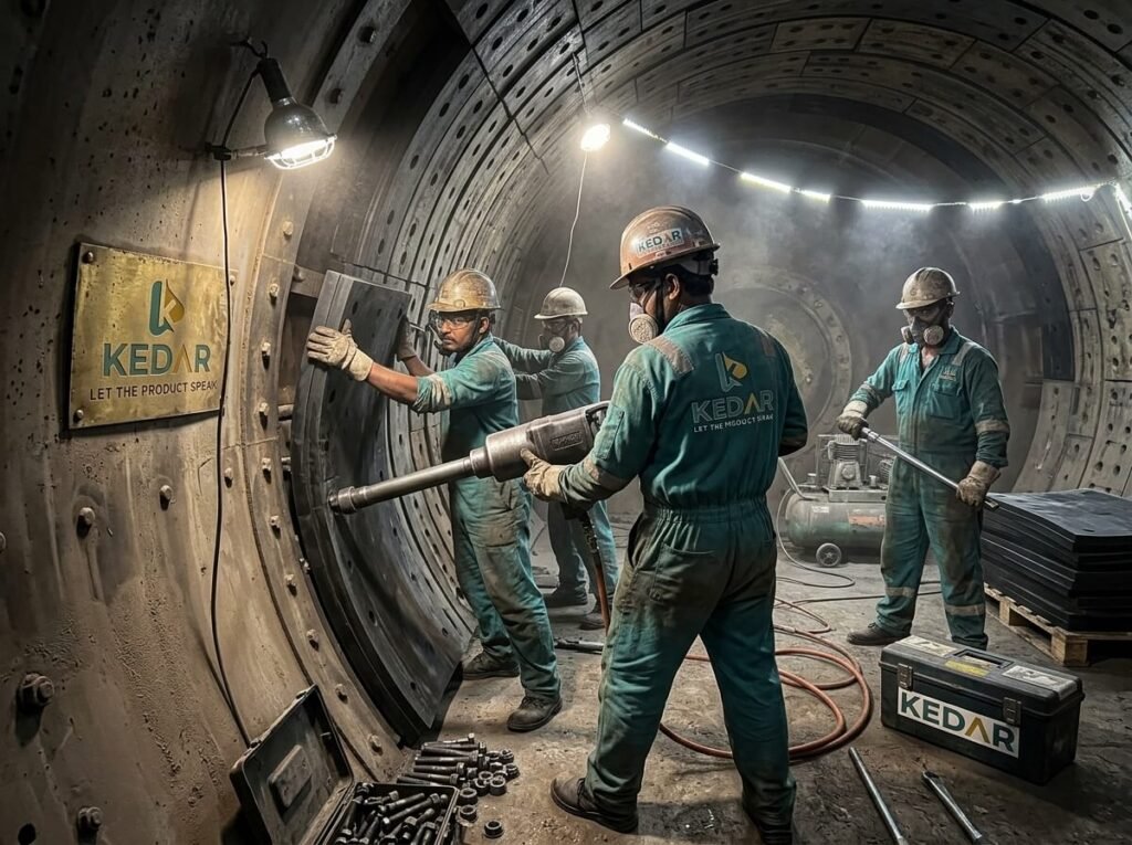 working in ball mill