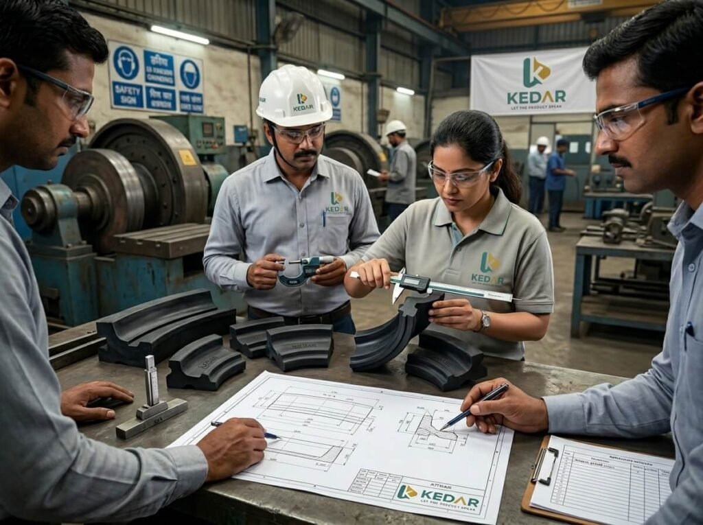 kedar rubber wearhouse team work