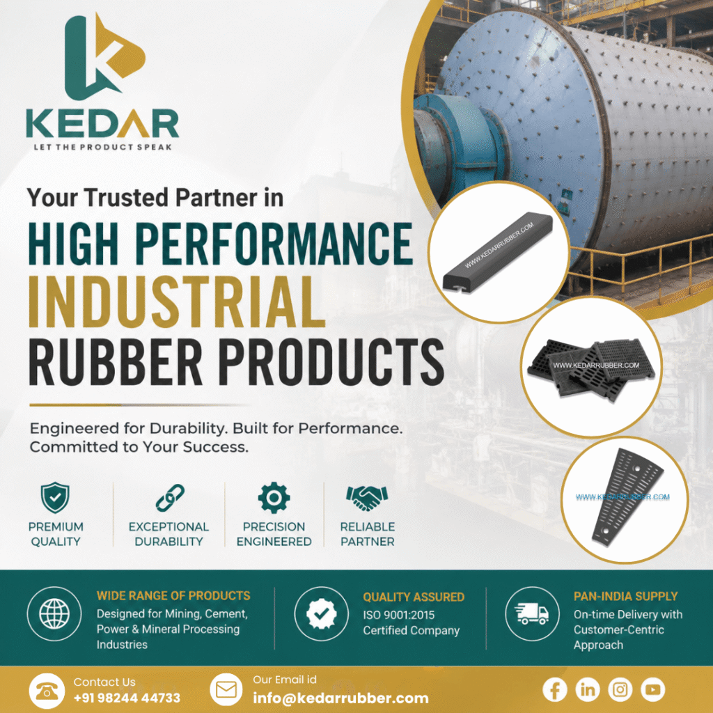high performance rubber products for industries