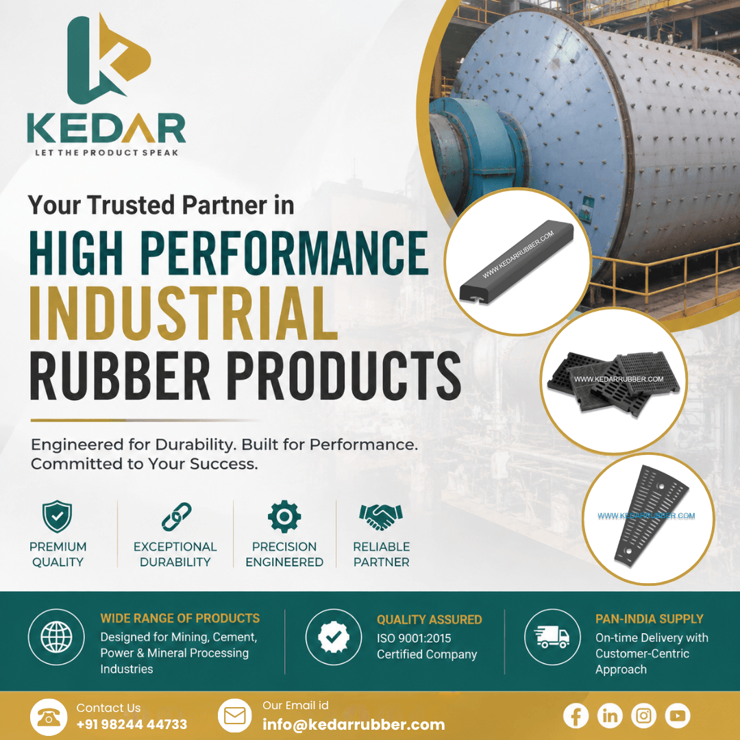high performance rubber products for industries